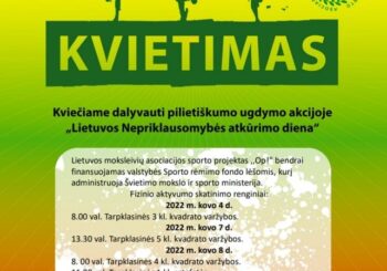 Pilietiškumo akcija – Lietuvos Nepriklausomybės atkūrimo diena